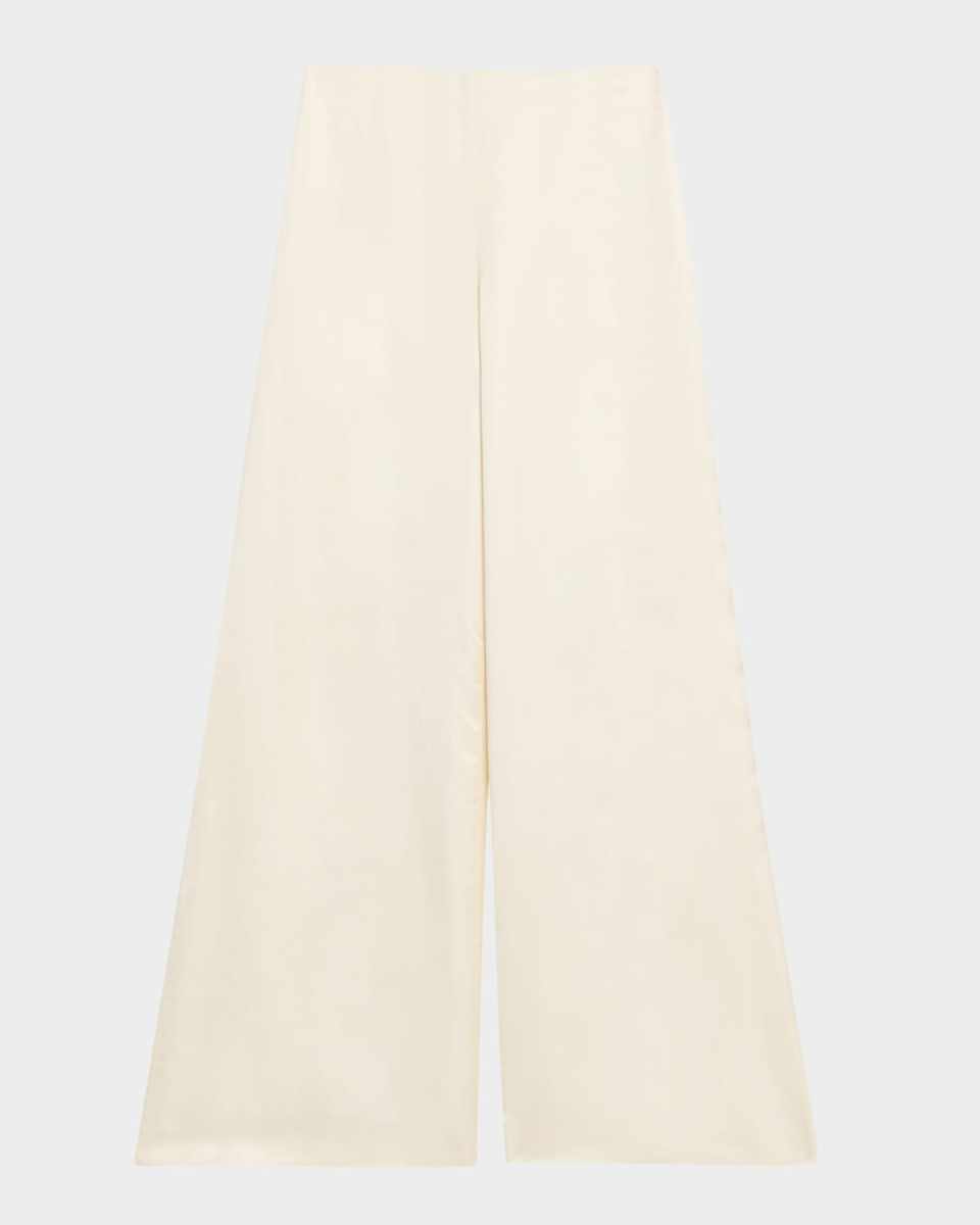 Daria Satin Wide-Leg Pants